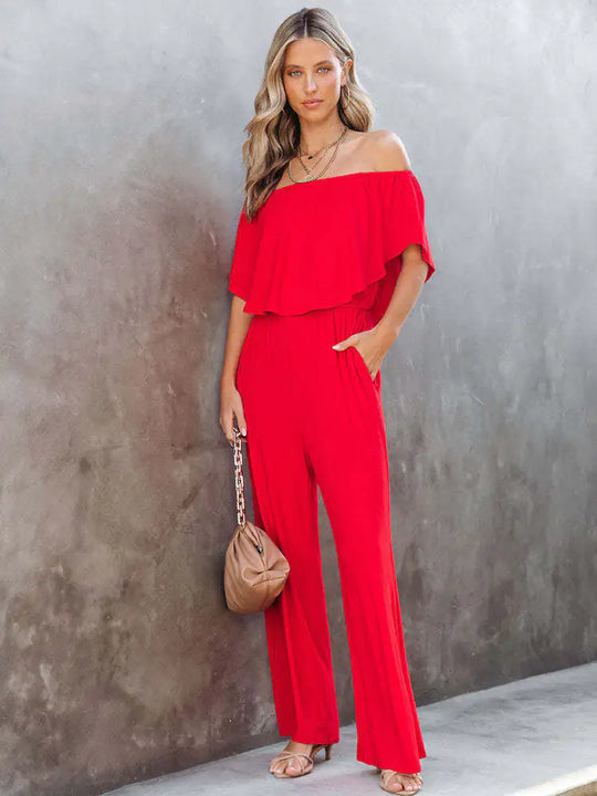 Mira | Elegante off-shoulder jumpsuit